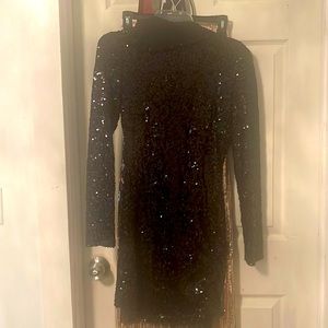 Beautiful BLACK sequence dress NEW